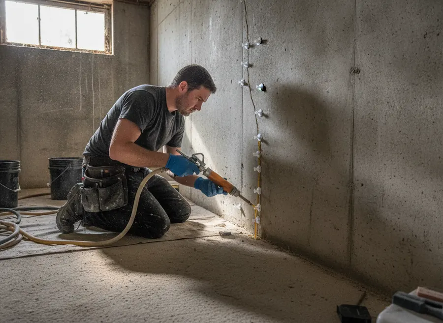 Foundation Crack Repair in Roanoke