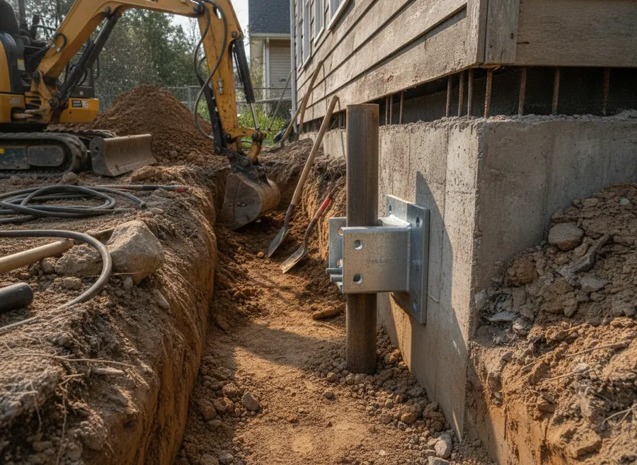 Pier Installation & Underpinning in Roanoke